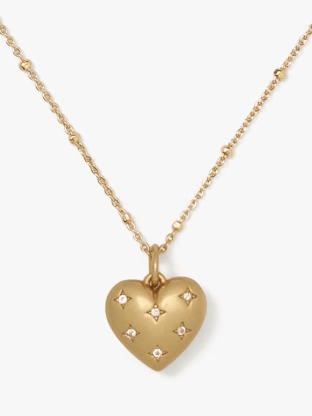 Nwt! Kate Spade My Precious Heart Pendant Necklace